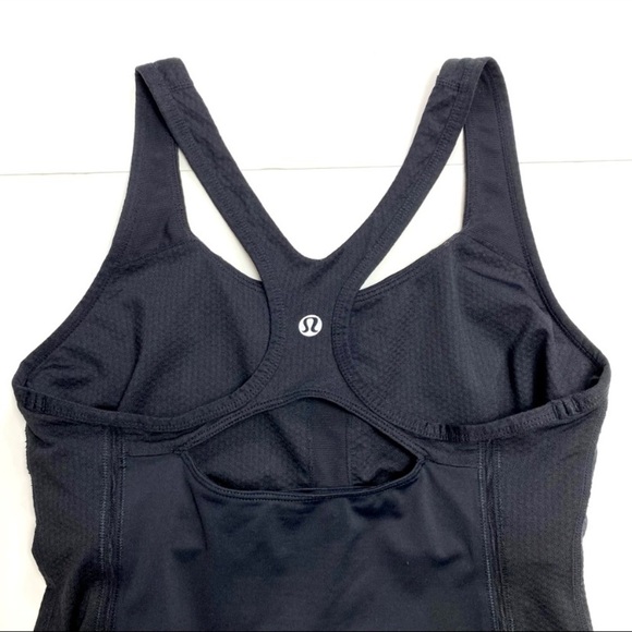 LULULEMON Get Fit Tank Cross Strap Back Top in  Black - Picture 4 of 9